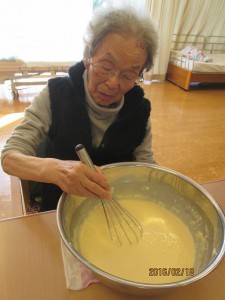 ホットケーキ作り (8)